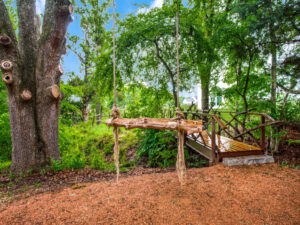 Wooded Area - Garden Swing - Bridge